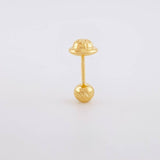 Piercing Topo Bola Diamantada 0.3g / 1.1cm Oro Amarillo 18K