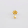 Piercing Topo Bola Lisa 0.2g / 1cm Oro Amarillo 18K