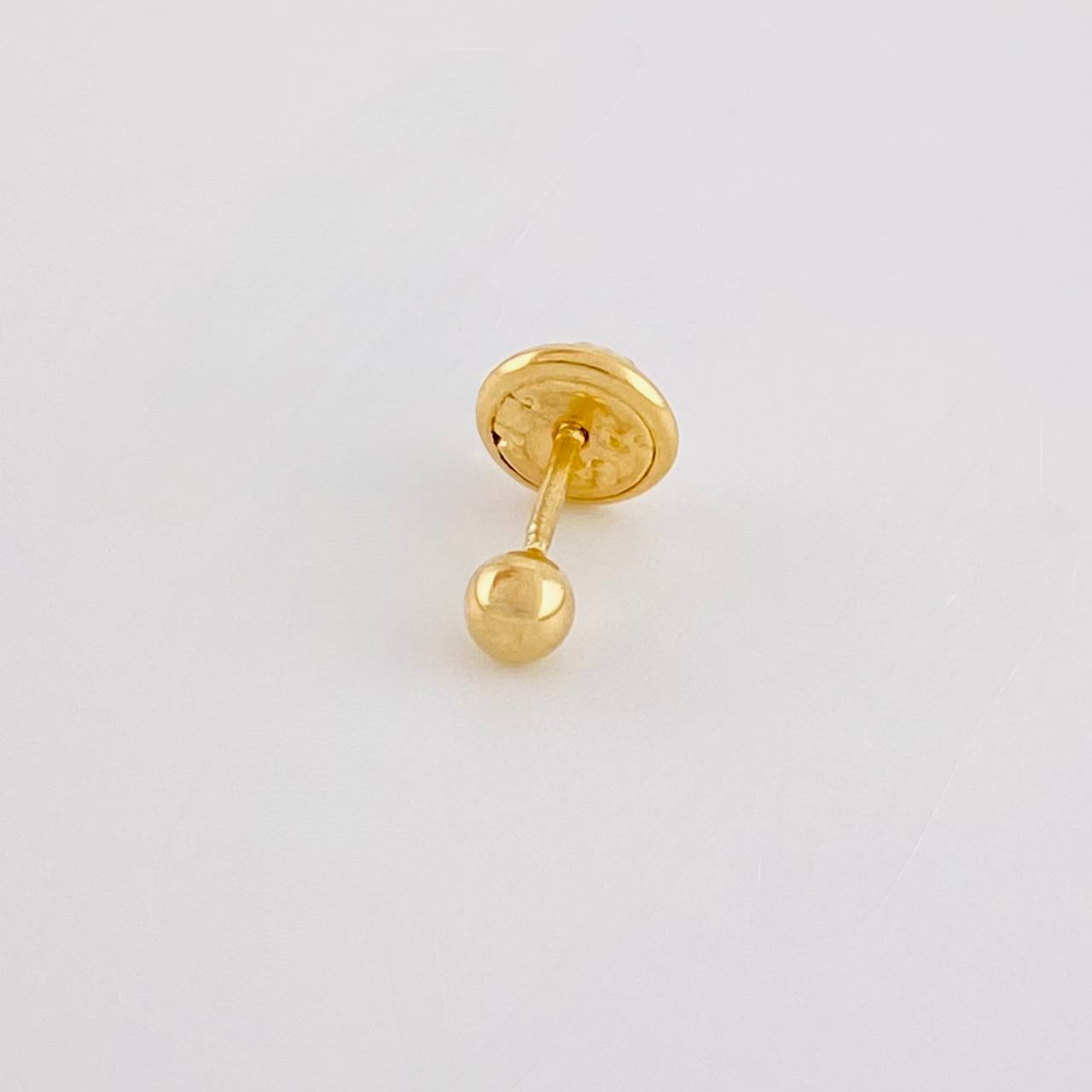 Piercing Topo Bola Lisa 0.2g / 1cm Oro Amarillo 18K