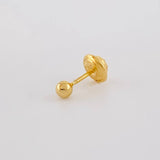 Piercing Topo Bola Lisa 0.2g / 1cm Oro Amarillo 18K
