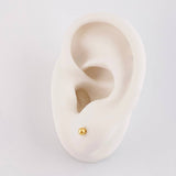 Piercing Topo Bola Lisa 0.2g / 1cm Oro Amarillo 18K