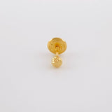 Piercing Topo Bola Diamantada 0.2g / 1cm Oro Amarillo 18K