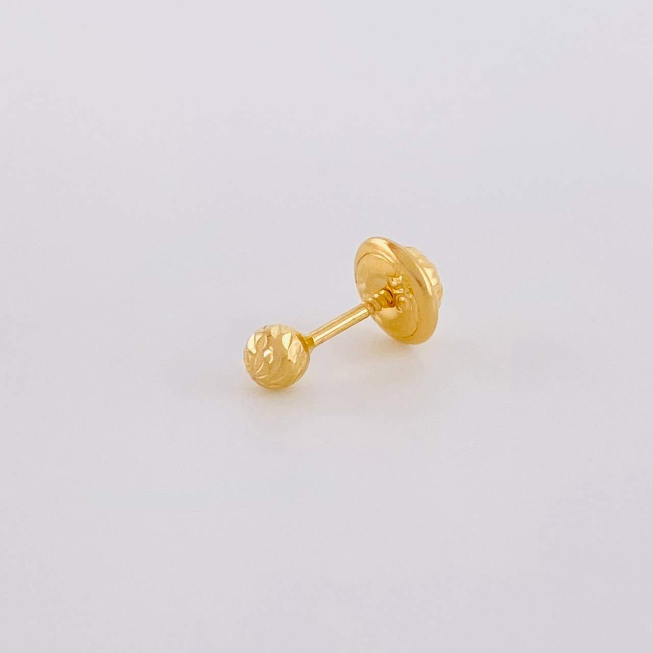 Piercing Topo Bola Diamantada 0.2g / 1cm Oro Amarillo 18K