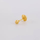 Piercing Topo Bola Diamantada 0.2g / 1cm Oro Amarillo 18K