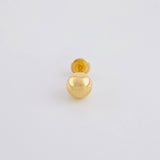 Piercing Topo Bola Lisa 0.4g / 1.4cm Oro Amarillo 18K