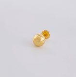 Piercing Topo Bola Lisa 0.4g / 1.4cm Oro Amarillo 18K