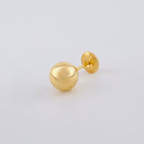 Piercing Topo Bola Lisa 0.4g / 1.4cm Oro Amarillo 18K