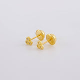 Topos Trio Circulos 0.55g / 3.7mm Oro Amarillo 18K
