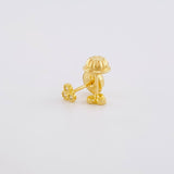 Topos Trio Circulos 0.55g / 3.7mm Oro Amarillo 18K