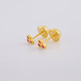 Topos Trio Circulos 0.5g / 3.7mm Oro Amarillo 18K