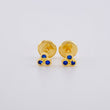 Topos Trio Circulos 0.55g / 3.7mm Oro Amarillo 18K