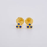 Topos Trio Circulos 0.5g / 3.7mm Oro Amarillo 18K