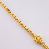 Pulso Timón 12.6g / 21.4cm / 3.9mm Oro Amarillo 18K