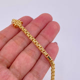 Pulso Timón 12.6g / 21.4cm / 3.9mm Oro Amarillo 18K