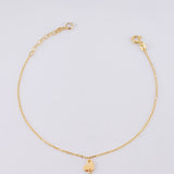Pulso Arabe Corazones Lisos 1.95g / 20cm / 1mm Oro Amarillo 18K