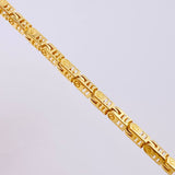 Pulso Tornillo Rayado 10.65g / 21cm / 3.1mm Oro Amarillo 18K