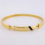 Pulso Octagonal 11.2g / 21.5cm / 4.6mm Oro Amarillo 18K