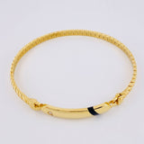 Pulso Octagonal 11.2g / 21.5cm / 4.6mm Oro Amarillo 18K