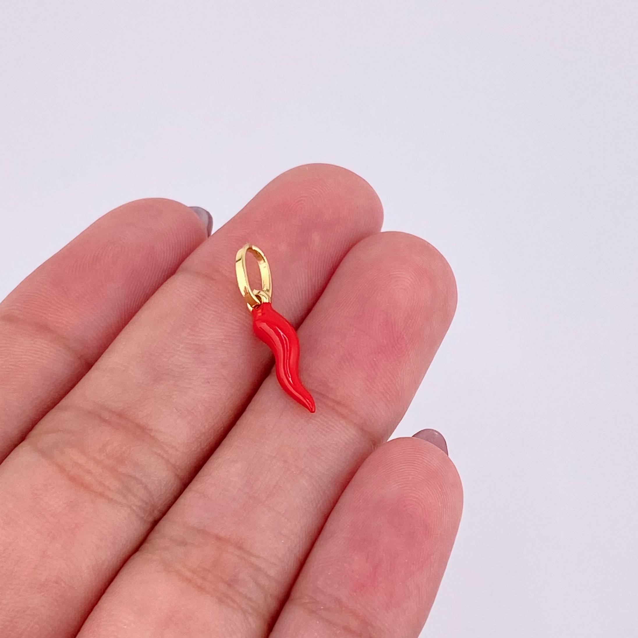 Dije Chile Jalapeño 0.45g / 2.1cm Oro Amarillo 18K