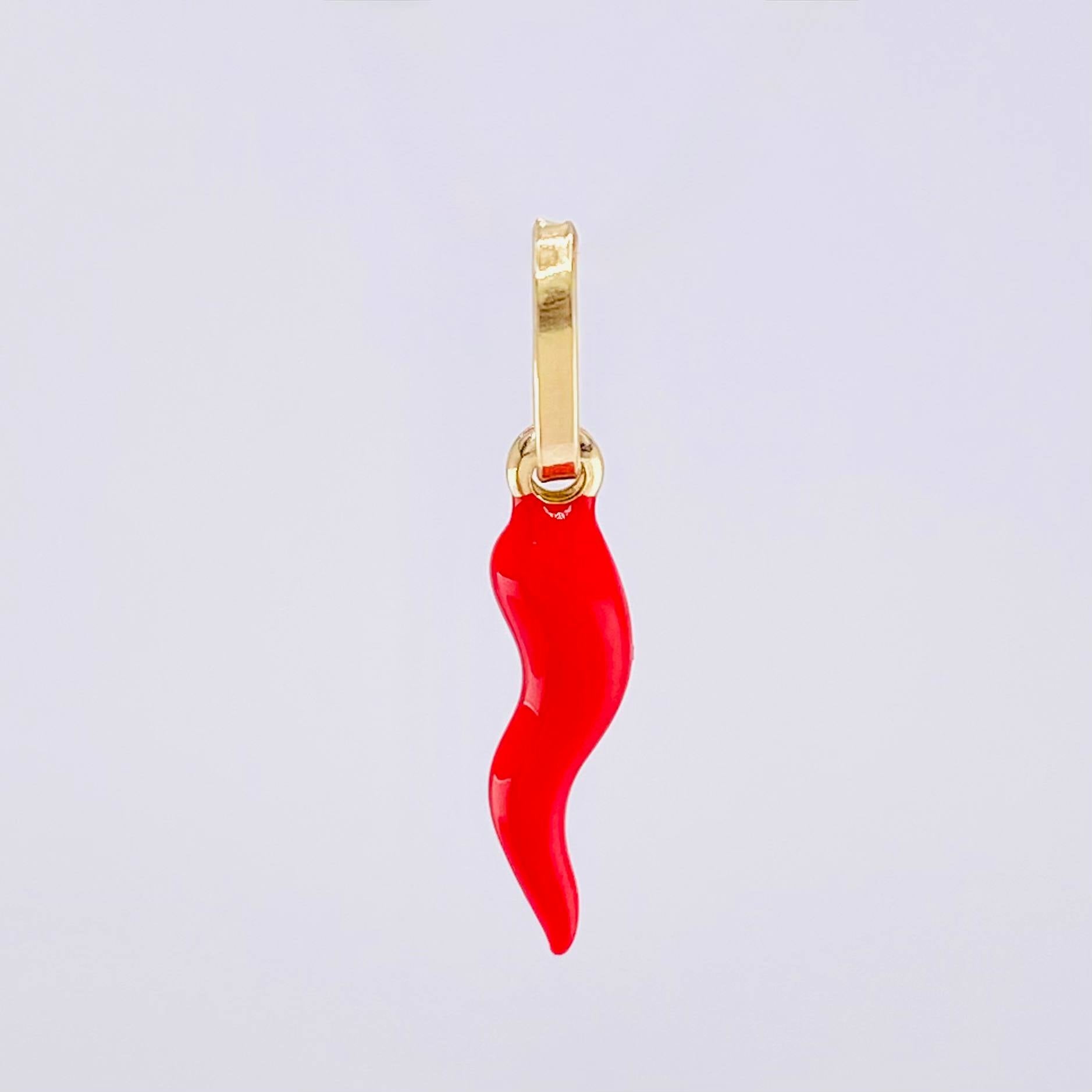 Dije Chile Jalapeño 0.45g / 2.1cm Oro Amarillo 18K