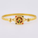 Pulso Ruleta Móvil  13.2g / 20.8cm / 4.5mm Oro Amarillo 18K