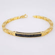 Pulso Curvo Tupido 16.9g / 20.7cm / 3.9mm Oro Amarillo 18K