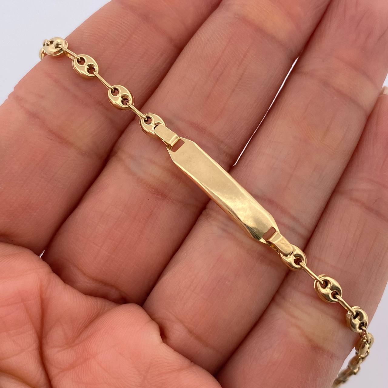 Pulso Bebé GC 1.8gr / 15cm / 3.3mm Oro Amarillo 18K &