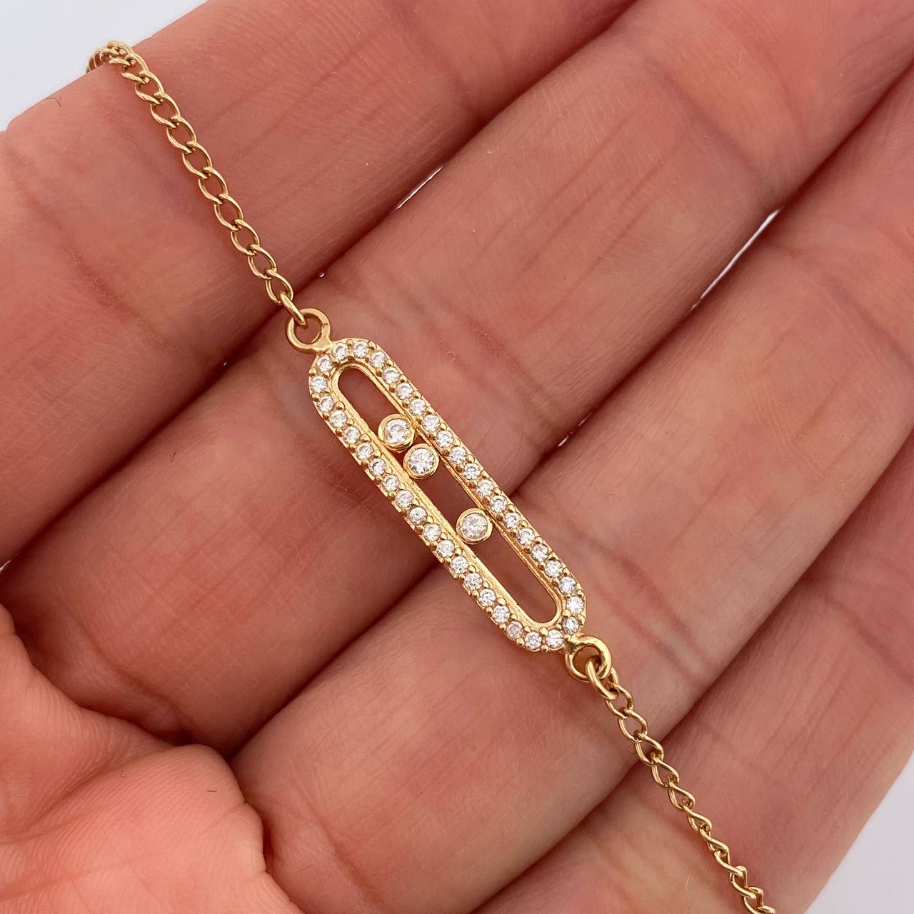 Pulso MSK 2.5gr / 19.3cm / 1.3mm Oro Amarillo 18K &