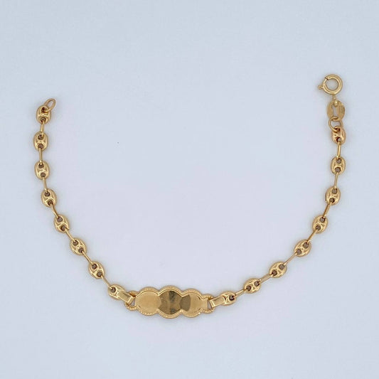 Pulso Bebé GC 1.75gr / 13.3cm / 3.3mm Oro Amarillo 18K &