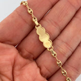 Pulso Bebé GC 1.75gr / 13.3cm / 3.3mm Oro Amarillo 18K &