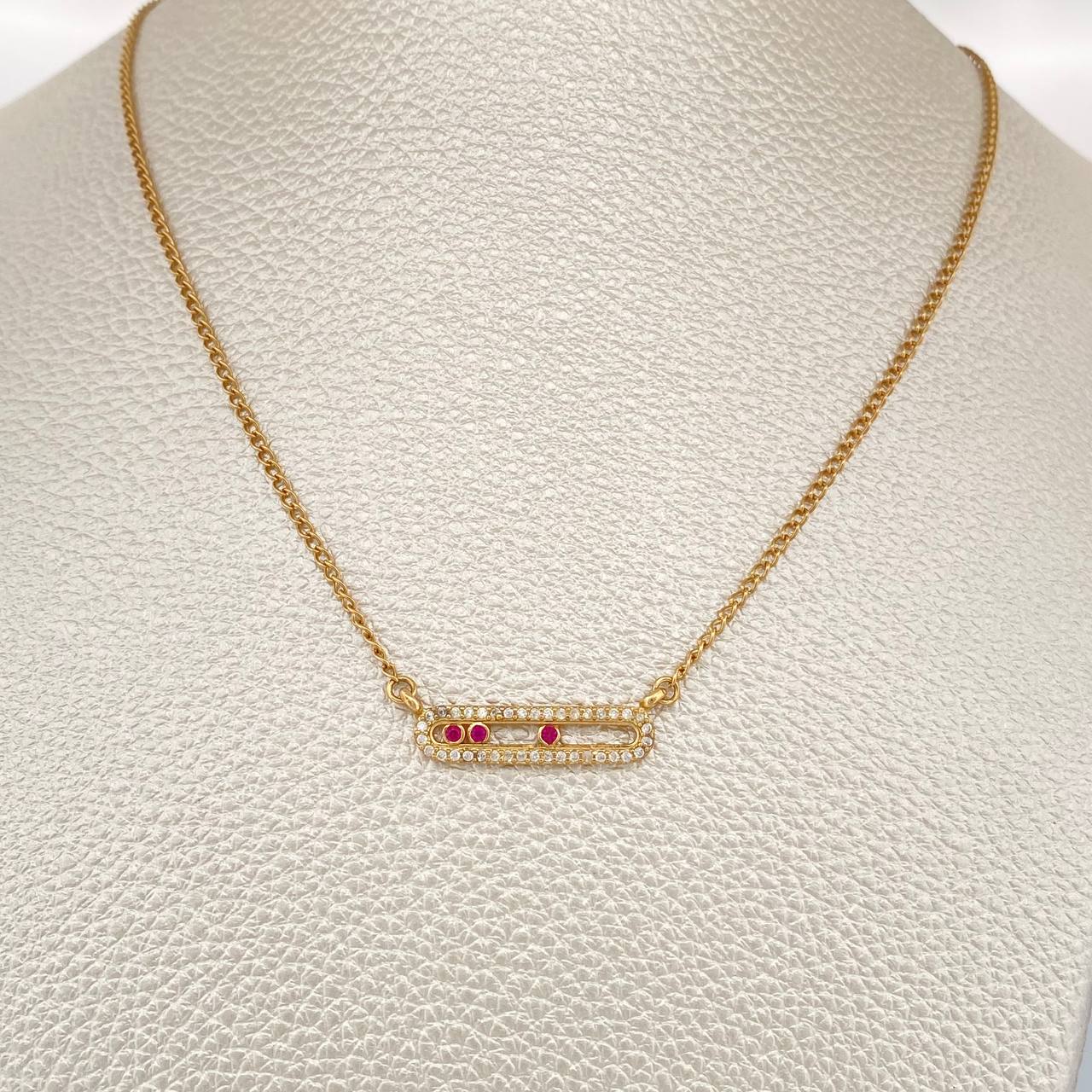 Cadena MSK 4.4gr / 51cm / 1.6mm Oro Amarillo 18K &