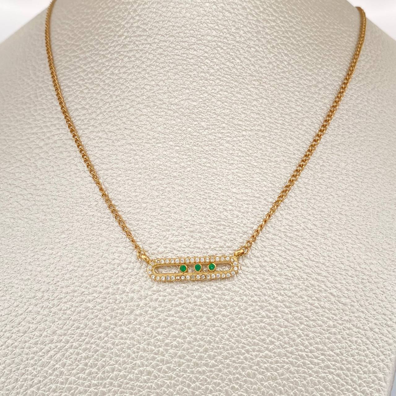 Cadena MSK 3.9gr / 40cm / 1.45mm Oro Amarillo 18K &