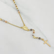 Rosario Virgen Milagrosa 6 g / 53 cm / 3 mm Tres Oros 18K