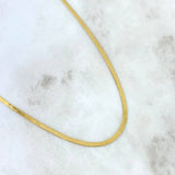 Cadena Espejo 3.85gr / 40cm / 2.5mm Oro Amarillo +3 *