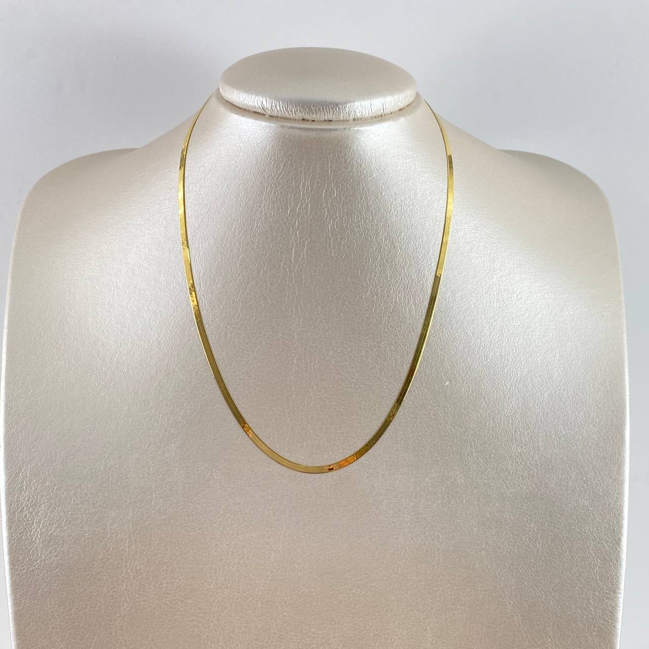 Cadena Espejo 3.85gr / 40cm / 2.5mm Oro Amarillo +3 *