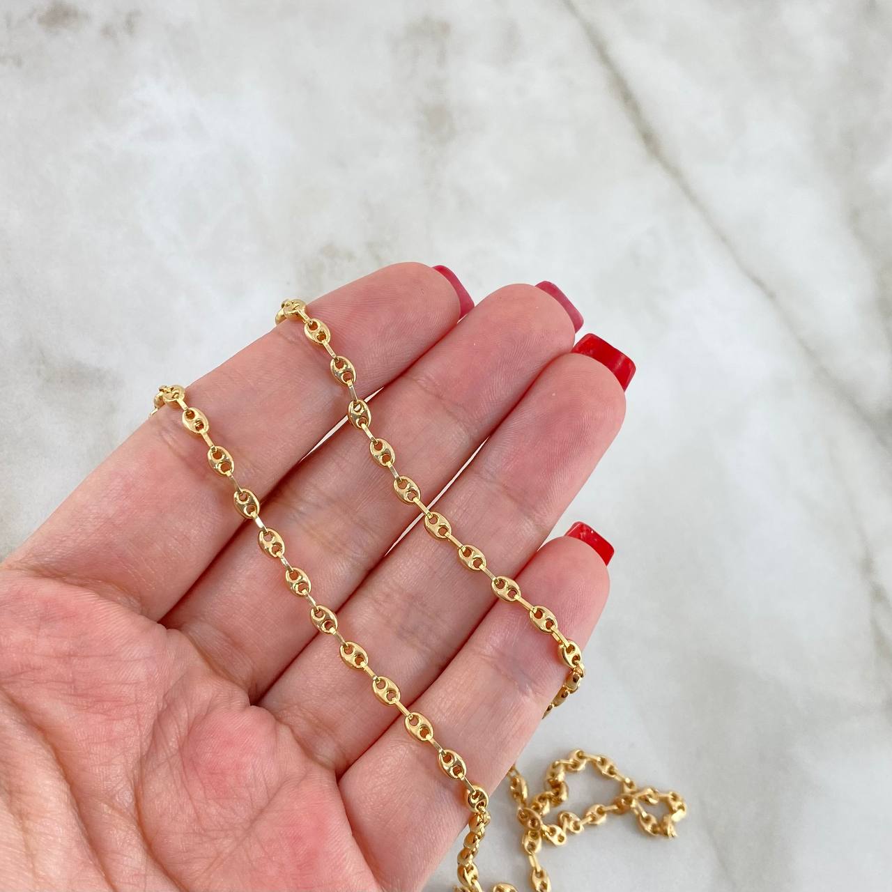 Cadena GC 7.65gr / 60cm / 3.6mm Lisa Oro Amarillo 18K