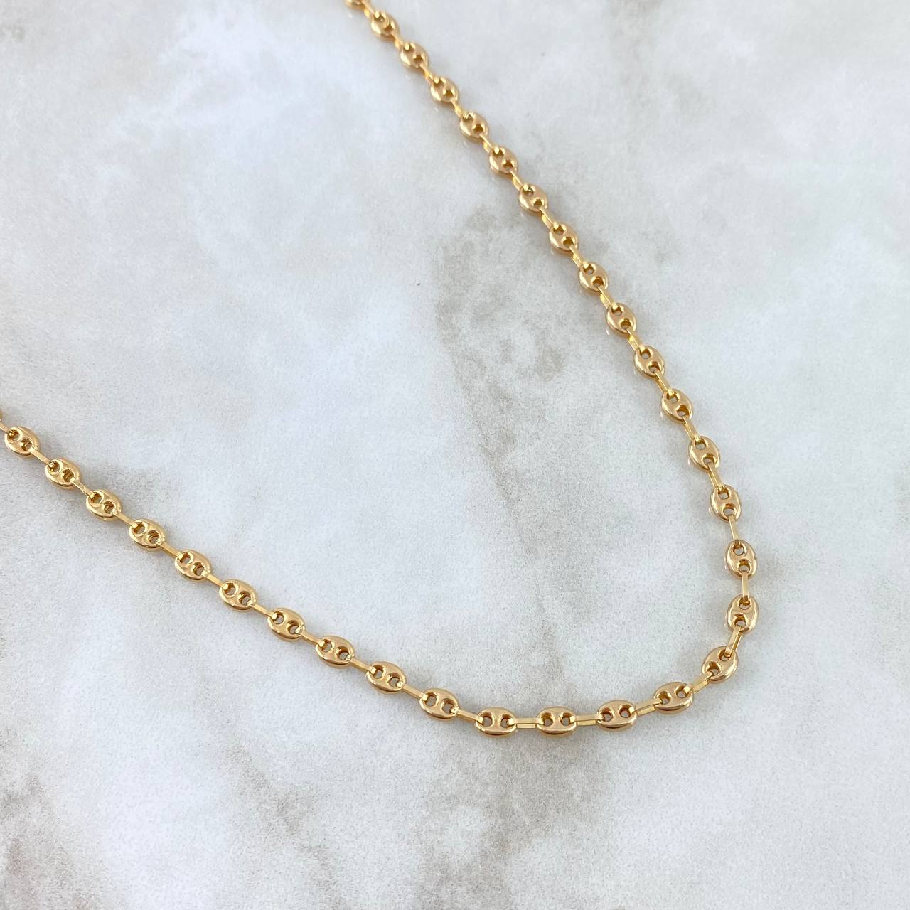 Cadena GC 7.65gr / 60cm / 3.6mm Lisa Oro Amarillo 18K