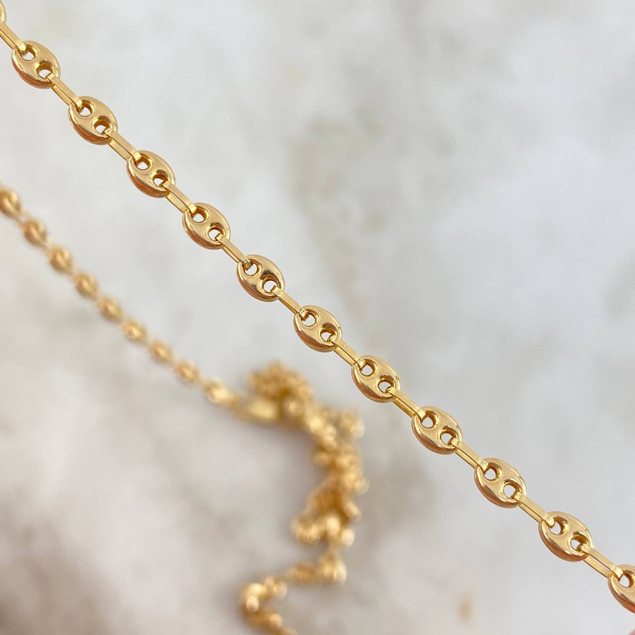 Cadena GC 7.65gr / 60cm / 3.6mm Lisa Oro Amarillo 18K