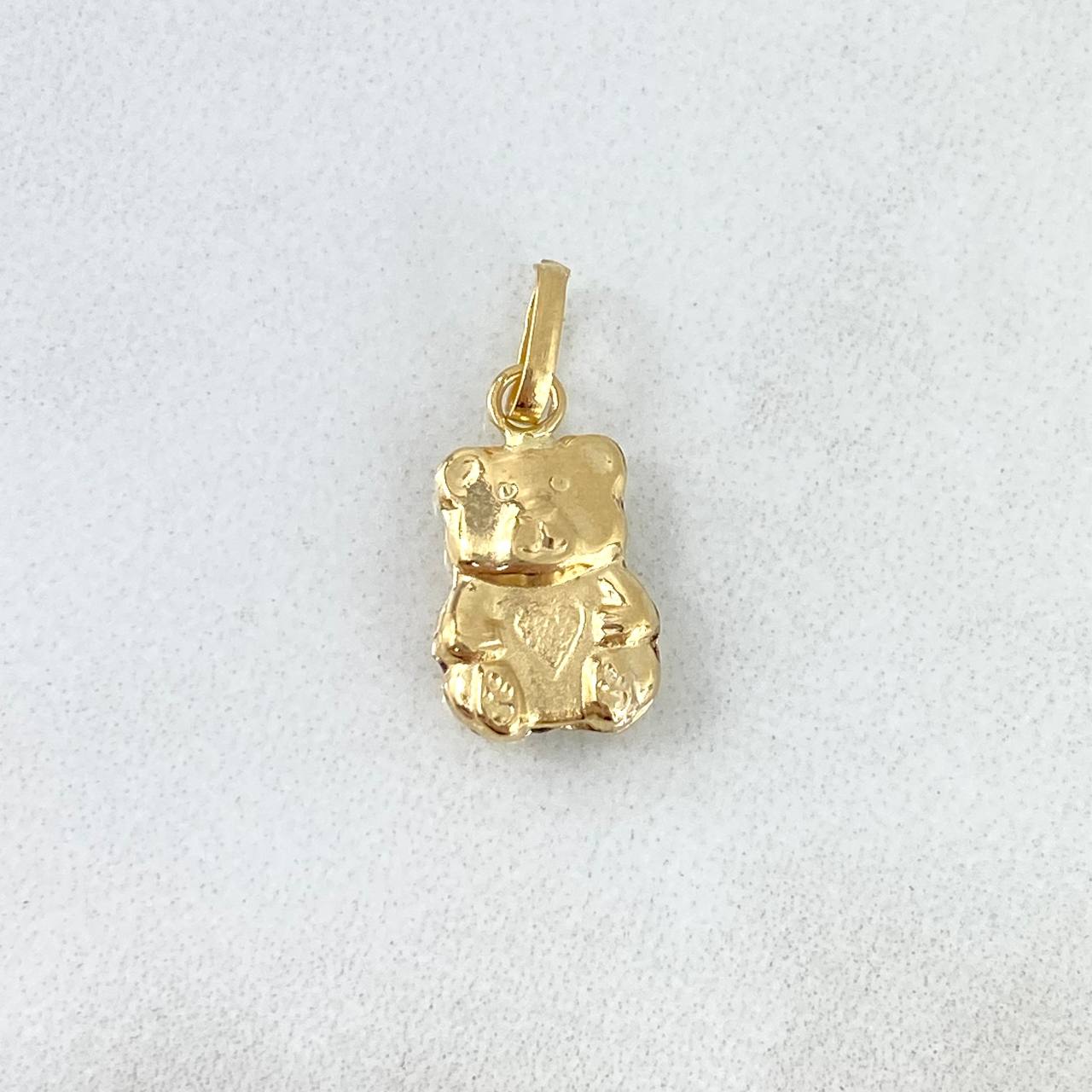 Dije Oso 0.5gr / 1.8cm / Oro Amarillo ©