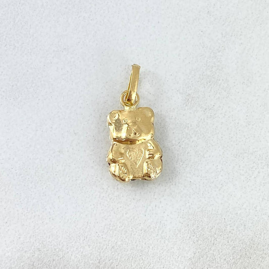 Dije Oso 0.5gr / 1.8cm / Oro Amarillo ©