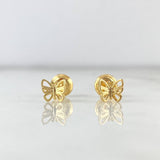 Topos Mariposa 0.75gr / 0.5cm / Oro Amarillo *