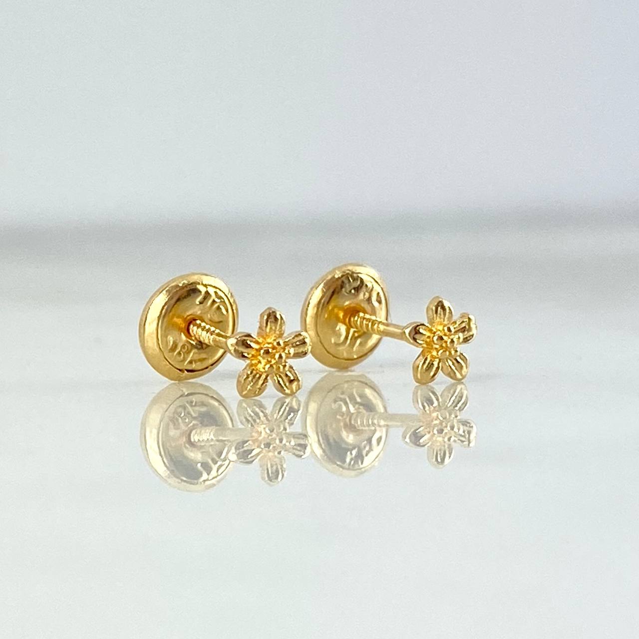 Topos Flor 0.65gr / 0.4cm / Oro Amarillo