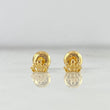 Topos Mini Corona Bordeada 0.6gr / 3.5cm / Oro Amarillo *