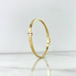 Pulso Aro Tornillo 4.5gr / 19cm / 4mm Oro Amarillo +4 ©