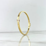 Pulso Aro Tornillo 4.5gr / 19cm / 4mm Oro Amarillo +4 ©