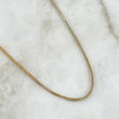 Cadena Franco 2.85gr / 45cm / 1.5mm Dos Oros Amarillo Blanco +3
