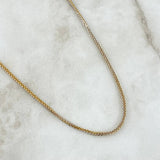 Cadena Franco 2.85gr / 45cm / 1.5mm Dos Oros Amarillo Blanco +3