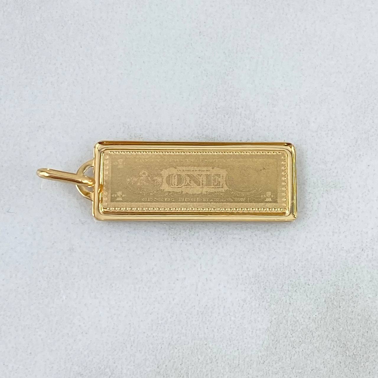Dije Dólar 1.15gr / 3cm / Oro Amarillo +4 ©