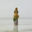 Dije San Judas Tadeo 1.85gr / 2.7cm / Circones Blancos Verdes Dos Oros Amarillo Blanco