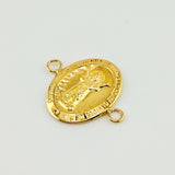 Herraje Doble Faz Divino Niño - Cruz Mate 1.05gr / Oro Amarillo 18K